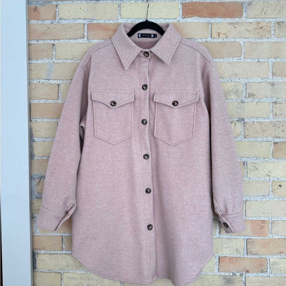 C’est Moi Pink Shacket